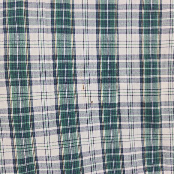 Vintage Wrangler Western Green‎ Plaid Pearl Snap Button Up Shirt Men's Size XL - Picture 7 of 7